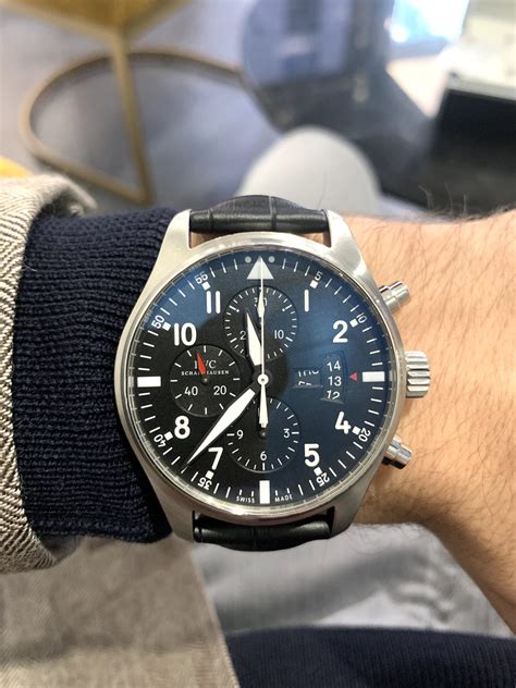 fligher iwc|iwc pilot chronograph price.